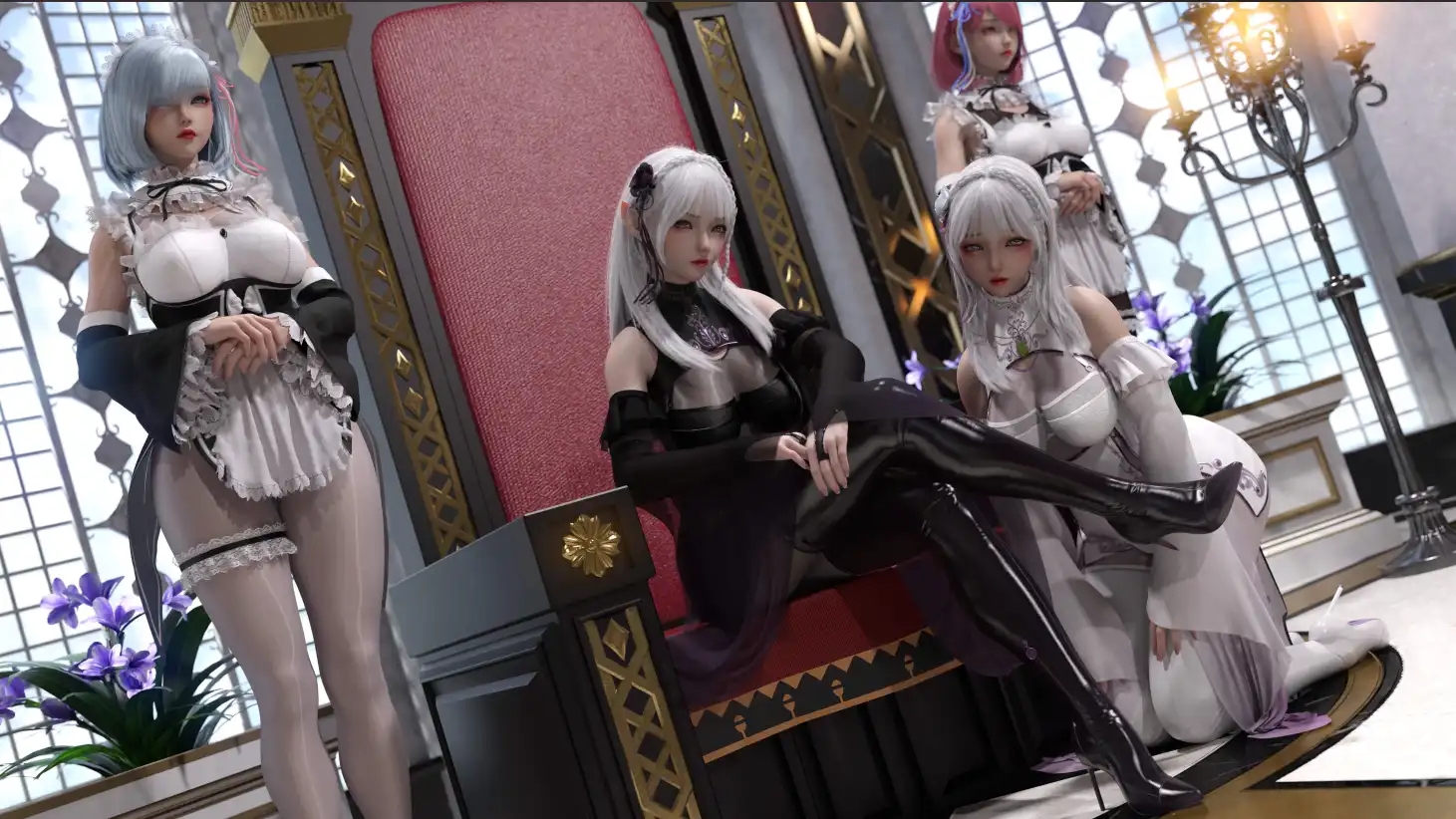 【3D/全彩/无修】我的女友分身们01-13+原画01-13+特典01-06[黑丝]【738MB】