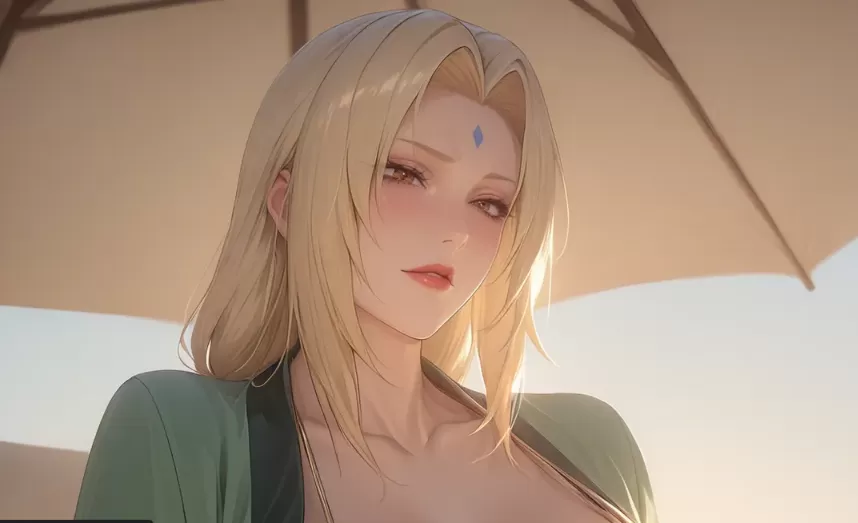 [3D彩漫无修正无字] ManAI~轻熟风 纲手的夏日海滩~軽熟風 綱手の夏の浜 [367M]